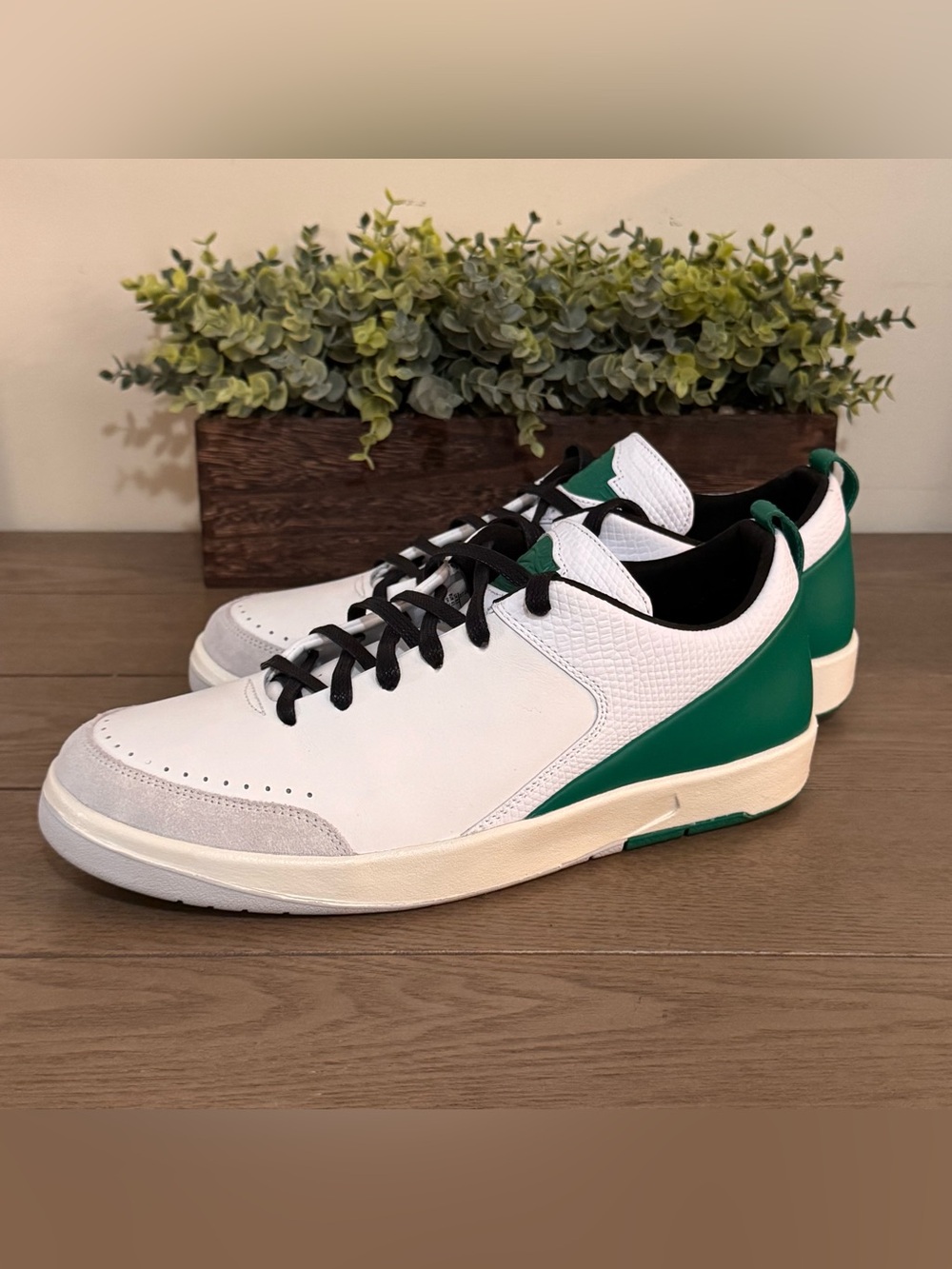 Air Jordan 2 Retro Low Nina Chanel Abney White Green 11W/ 9.5M DQ0560-160